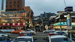 韩国梨泰院夜景