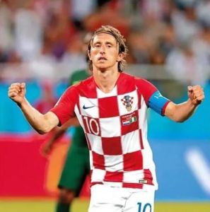 克罗地亚队莫德里奇
