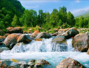 冰沟河景区 冰沟河景区