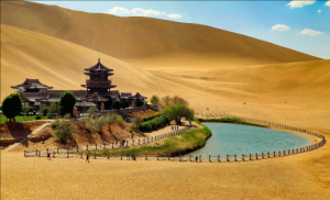 敦煌鸣沙山·月牙泉 敦煌鸣沙山·月牙泉