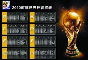 2010年足球世界杯赛程表