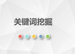 关键词挖掘 关键词挖掘