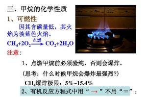 甲烷燃烧